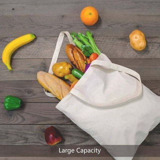 calico bag กระเป๋าผ้าดิบใส่ของอเนกประสงค์ *คละลาย* กระเป๋าใส่ของ กระเป๋าเก็บอาหาร กระเป๋าร้อนเย็น กระเป๋าถนอมอาหาร