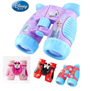 Disney กล้องส่องทางไกล กล้องโทรทรรศน์ กล้องส่องทางไกล ลายมิกกี้ มินนี่ แบบพกพา ของเล่นสําหรับเด็ก