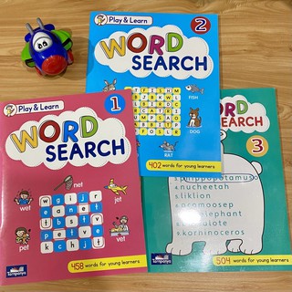 หนังสือ Word Search เรียนรู้คำศัพท์ด้วยเกมส์ค้นหาคำศัพท์