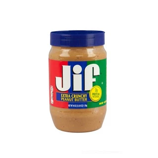 Jif Crunchy Peanut Butter จิฟ ครั้นชี่ พีนัตบัตเตอร์ เนยถั่วลิสงชนิดบดหยาบ 1,130 กรัม