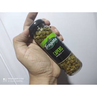 เมล็ดคาเปอร์ในน้ำเกลือ (Capers in Brine) แคปเปอร์ Fragata ผักดอง จากสเปน ใช้ทานคู่กับอาหารทะเลเพื่อดับกลิ่นคาว 99g