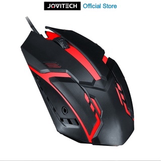 ร้านแนะนำJovitech เมาส์เล่นเกม USB เมาส์เกมมิ่ง เม้าส์แบบมีสาย พร้อมไฟ LED เจ็ดสี Wired Mouse 1000DPI สำหรับคอมพิวเตอร์ แล็ปท็อป img 4
