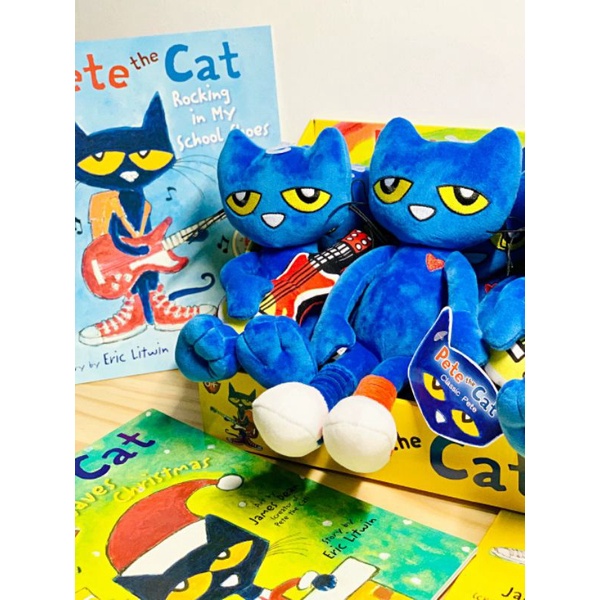 At JohorI Can Read Collection- Pete the cat" หนังสือและ Pete cat Dool