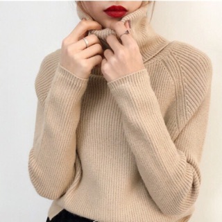 Warm Winter Woman รุ่น Bt-1 ❄️เสื้อไหมพรม แขนยาว คอเต่า ผ้าร่อง