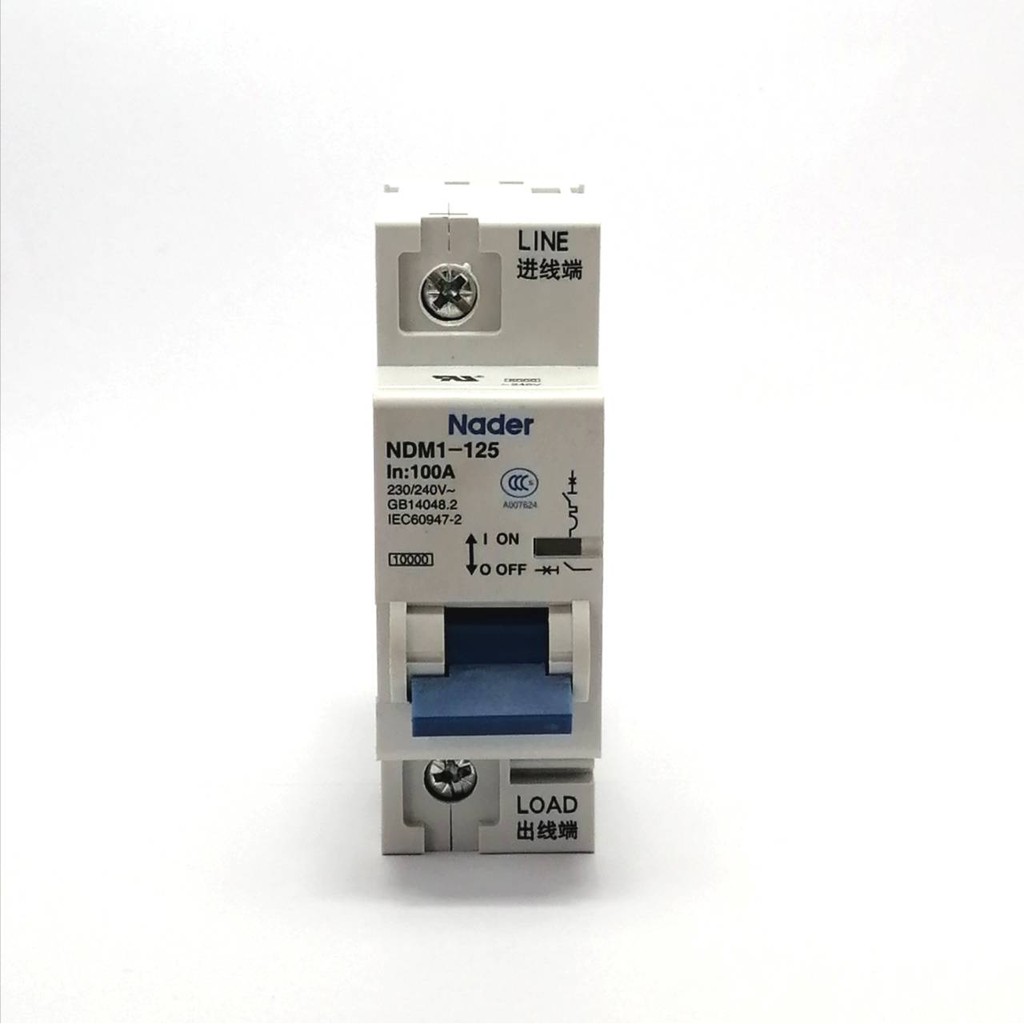 NADER Breaker NDM1125 C100/1 นาเดอร์ เบรคเกอร์ 100A. 1P Shopee