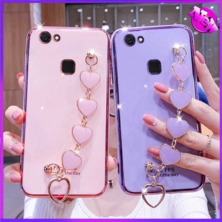 Electroplating Love Bracelet For กรณี VIVO V7 Y75 กรณี VIVO V7PLUS Y79 soft case phone cover เคสโทรศัพท์มือถือ ชนิดซิลิโคน สำหรับ