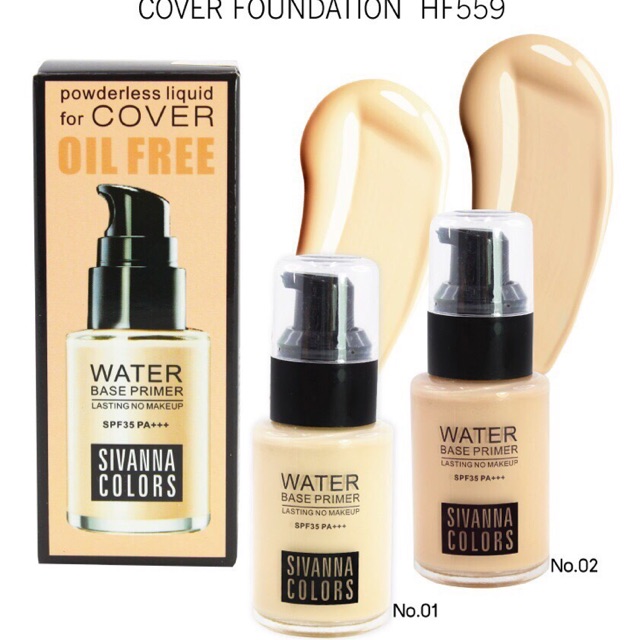 รองพื้นซีเวนน่า โคเว่อร์ ฟาวเดชั่น sivanna colors cover foundation HF559