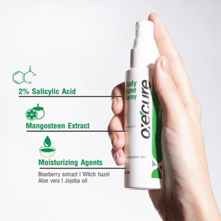 **แพคเกจใหม่ หมดอายุ10/2024** Oxecure Body Acne Spray 50ml