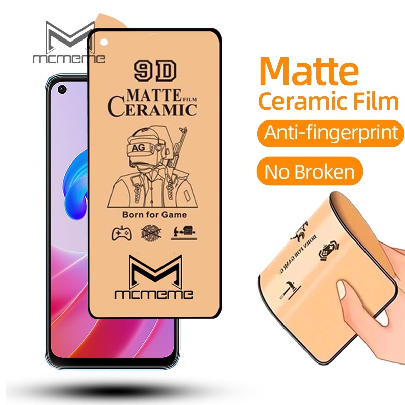 OPPO A60 A3x A3 Pro A38 A58 A98 A78 A18 A59 A79 A77s A17 A17K A76 A95 A16 A16k A96 A77 A57 A12 A15 A15s A9 A5 2020 A5s A7 A3s A5 A52 A53 A94 A93 AG เกม อ่อนนุ่ม ฟิล์มกระจก ด้าน ฟิล์ม
