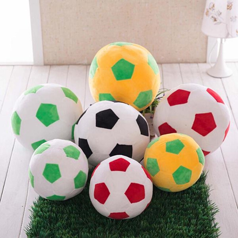 World Cup Soccer Ball Pillow Stuffed Fluffy Plush Baby Football Soft ...