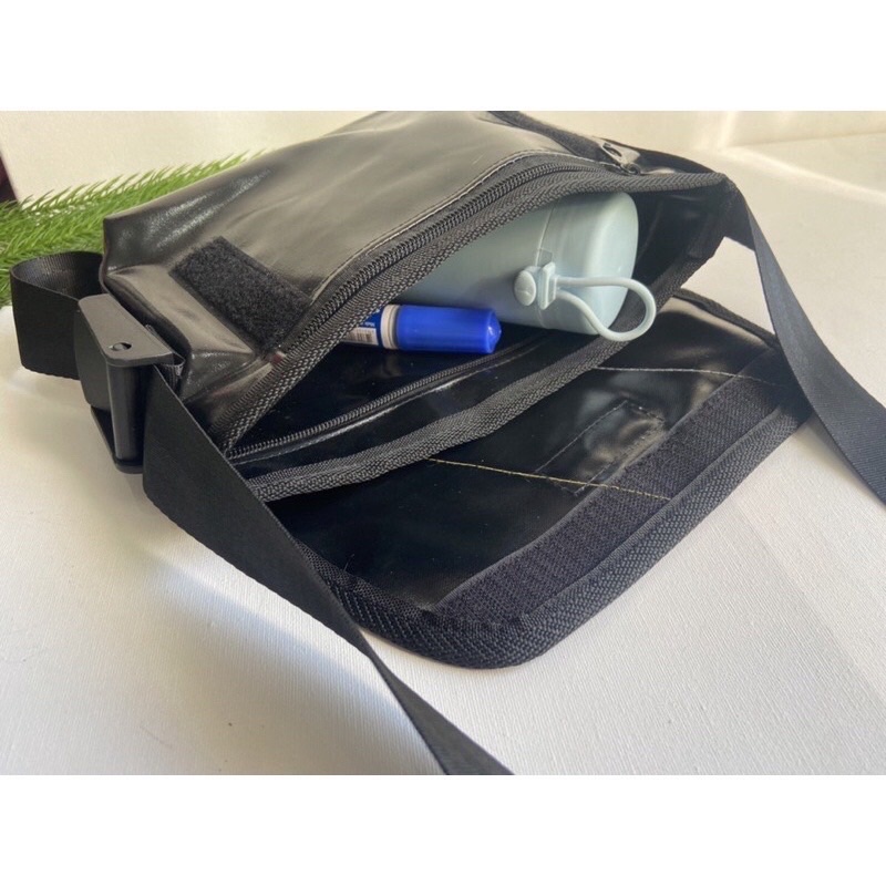 กระเป๋าผ้าใบสายเบลล์ แถมฟรีดันทรง กันน้ำ ขนาด:กว้าง4