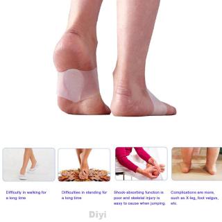 1 Pair Correction Flat Feet Foot Care Relief Fasciitis Silicone Gel Soft Arch Support