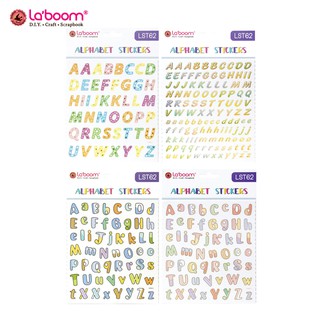 Laboom (ลาบูม) สติกเกอร์ ตัวอักษร รหัส LST62