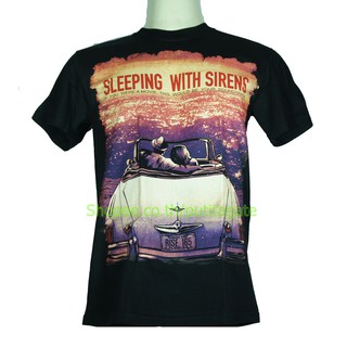 เสื้อวง Sleeping With Sirens เสื้อไซส์ยุโรป สลีปปิงวิทไซเรนส์ PTA1360 เสื้อวงดังๆ วินเทจ