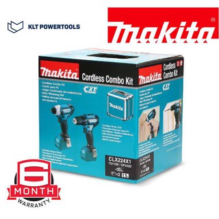 Makita ชุดสว่านไขควงไร้สาย CORDLESS COMBO KIT Makita CLX224X1