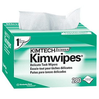 KIMTECH Science Kimwipes กระดาษเช็ดเลนส์และงานละเอียดอ่อน กันรอย เอนกประสงค์ Kimberly-Clark Professional