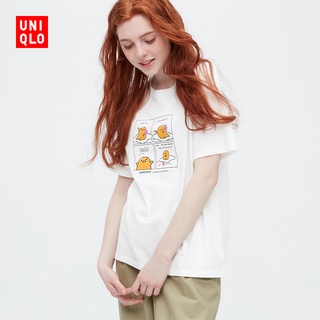 Uniqlo เสื้อยืด พิมพ์ลาย UT สําหรับผู้หญิง 450208 ยูนิโคล่