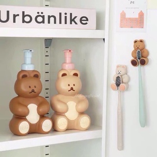 Bear Dispenser🧸🧴 ขวดปั๊มฟองน้องหมีสำหรับใส่เจลล้างมือ แบรนด์ ROMANE จากเกาหลี