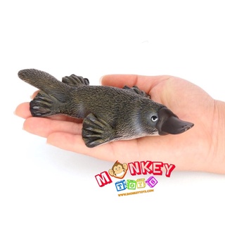 Monkey Toys - โมเดลสัตว์ ตุ่นปากเป็ด เขียว ขนาด 17.50 CM (จากหาดใหญ่)