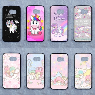 เคส Samsung S6 edge ลายยูนิคอร์น-ลิเติ้ลทวิน ขอบนิ่มหลังแข็ง เคสมือถือ เคสโทรศัพท์ Case เคส TPU ขอบนิ่มหลังแข็ง