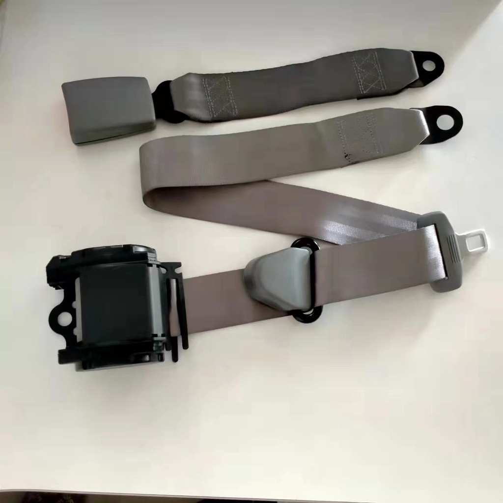 Nissan Car Seat Belt เข็มขัดนิรภัยสามจุด Retractor อัตโนมัติเหมาะสําหรับรถยนต์โดยสารรถรถบรรทุกเหมาะสําหรับ Nissan All Cars สีเทา