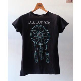 Fall Out Boy อก 18 นิ้ว ยาว 25 นิ้ว สีดำ มือสอง ของแท้