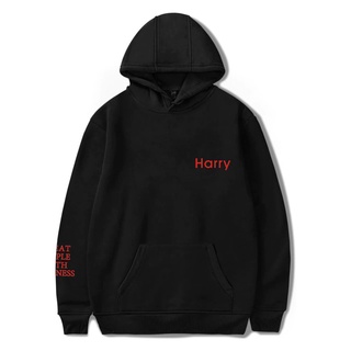 เสื้อฮู้ดดี้ พิมพ์ลายโลโก้ Harry Styles Treat People With Kindness เหมาะกับของขวัญวันวาเลนไทน์ สําหรับผู้ชาย