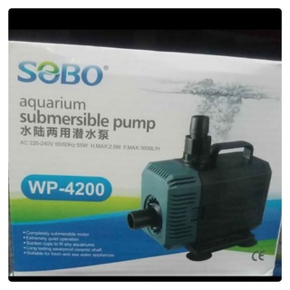 SOBO.WP4200ปั๊มน้ำแบบจุ๋มในตู้ปลาและบ่อปลา