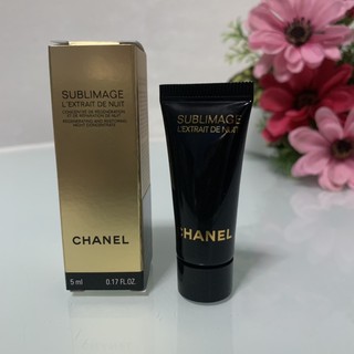 แท้💯 Chanel Sublimage L’Extrait de Nuit ไนท์เซรั่ม 5ml