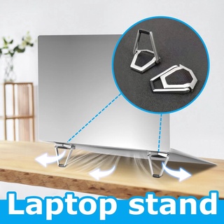 1Pair Lightweight Mini Laptop Cooling Stand  /  Vertical Laptop Stand Foldable Tablet Stand Bracket