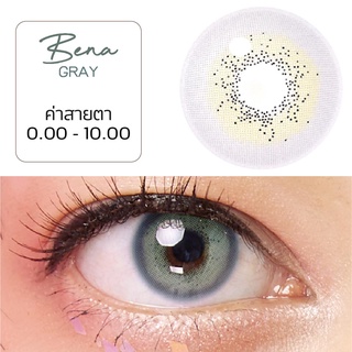 คอนแทคเลนส์ คิตตี้ คาวาอิ Bena Gray ค่าสายตา