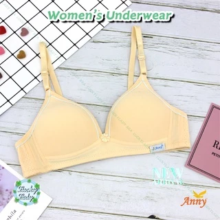 ชุดชั้นใน Anny รุ่น8833 คัพA เสื้อใน 2ตะขอ บราไร้โครง เต็มทรง สำหรับสาวอกเล็ก ฟองน้ำบาง 4mm ทรงสวย เนื้อผ้านุ่มลื่น
