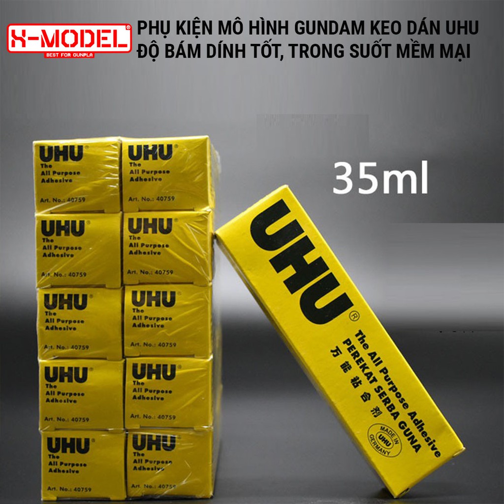 กาว UHU นุ่มพิเศษ สะดวก อุปกรณ์เสริมโมเดลกันดั้มเฉพาะ XMODEL คุณภาพสูง (UHU)