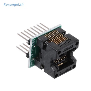 Rox อะแดปเตอร์ซ็อกเก็ตโปรแกรมเมอร์ SOP16 เป็น DIP16 IC Socket SOP16 Turn DIP16 150mil