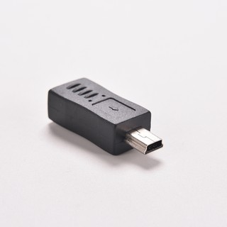 (GoldenSilver) อะแดปเตอร์ Micro USB ตัวเมีย เป็น Mini USB ตัวผู้ เป็น Mini USB ตัวผู้ เป็น Mini USB ตัวผู้