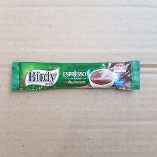 Birdy เบอร์ดี้ 3-IN-1 ESPRESSO LESS SUGAR 13.2G แพ็ค 1 ซอง