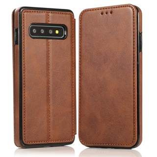 เคส Samsung Note 10 Plus Case เคสฝาพับ S8 S9 S10 S20 Ultra Flip Cover Ultrathin Magnetic Wallet Leather Card Pocket TPU เคสหนัง เคสเคสโทรศัพท์หนังฝาพับพร้อมช่องใส่บัตรสําหรับ Samsunggalaxy Note10 Plus Case S 8 S 9 S 10 S 20 เคสหนัง