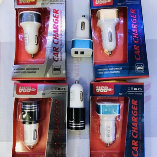 อุปกรณ์ชาร์จไฟ USB ในรถยนต์ Dual USB Car Charger Adapter