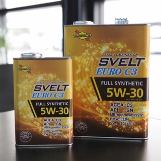 [ขายดี] *ญี่ปุ่นแท้ Sunoco Svelt Euro 5w30 น้ำมันเครื่องสังเคราะห์แท้