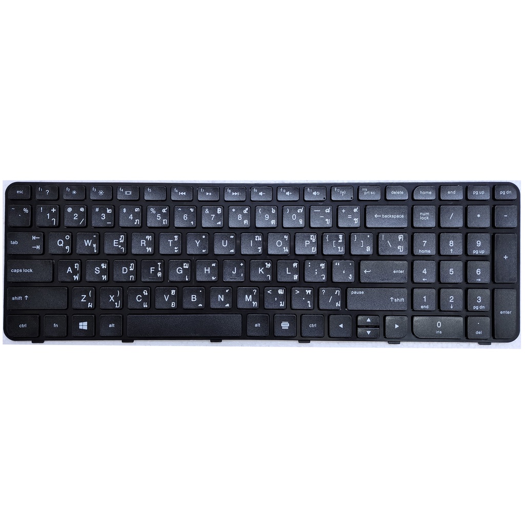 KEYBOARD HP - COMPAQ คีย์บอร์ด เอชพี Pavilion G6 G6-2000 G6-2100 G6-2001TX G6-2025TX G6-2145TX G6-2025 G6-2377