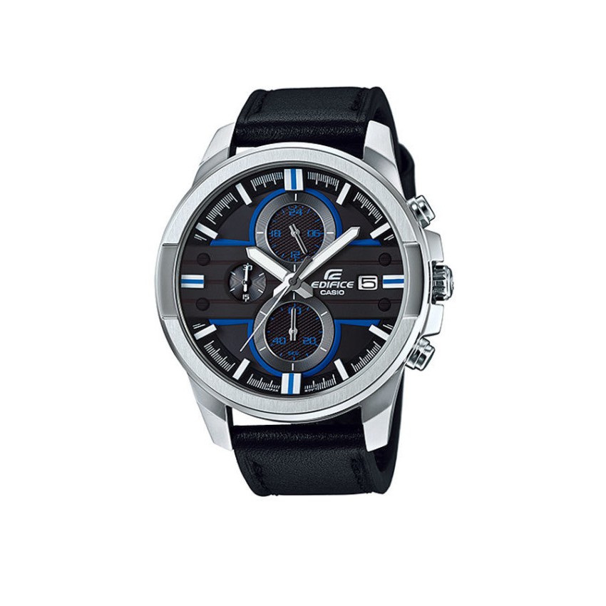Casio Edifice Chronograph นาฬิกาข้อมือผู้ชาย สายหนัง รุ่น EFR