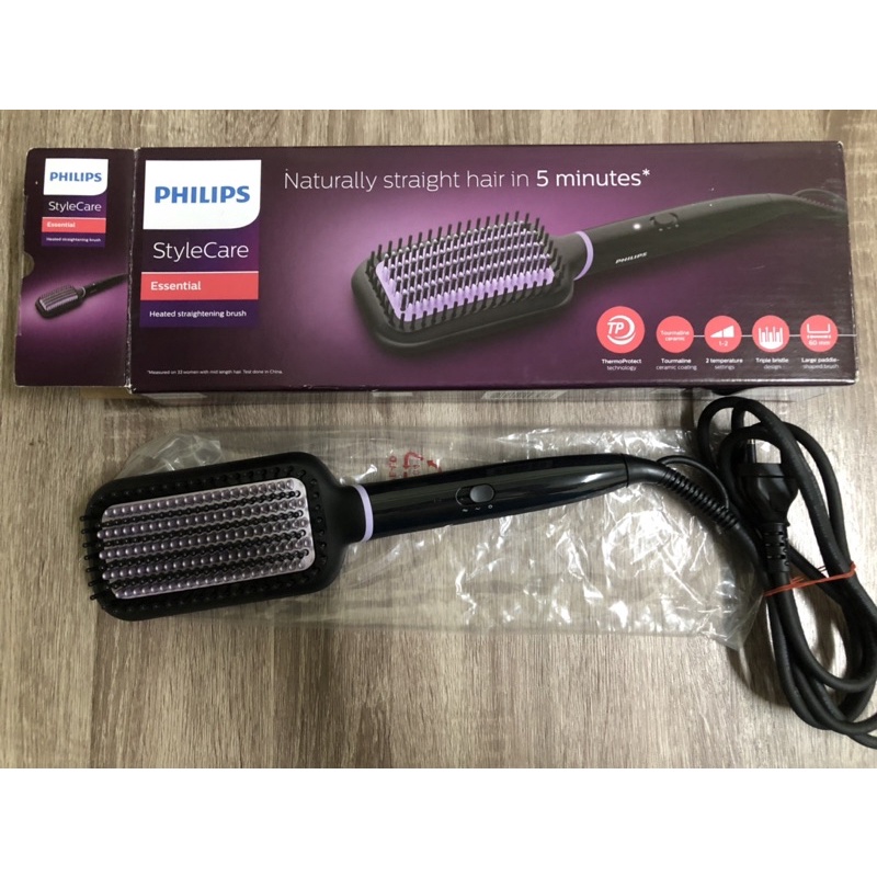 แปรงหวีผมตรงไฟฟ้า Philips [มือสอง]