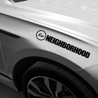 P-a495. สติกเกอร์สะท้อนแสง Nhd Lightning NEIGHBORHOOD สําหรับติดตกแต่งกระจกหลังรถยนต์