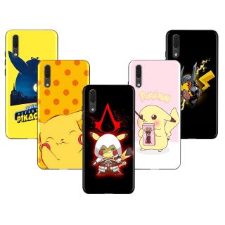 เคสโทรศัพท์พิมพ์ลายการ์ตูน pokemon huawei p9 p 10 p 20 p 30 pro lite y 6 prime 2018 แบบนุ่ม