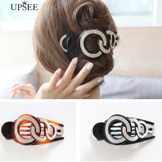 * เครื่องมือจัดแต่งทรงผมผู้หญิง Rhinestone Headwear Hairpin Barrette