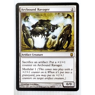 MTG Card Black Core - Legacy Set - Artifact - Creature - Arcbound Ravager 100/165 (Magic: The Gathering - Proxy Card)