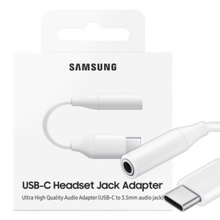 (ไม่ต้องต่อกับบลูทูธ) สายแปลงหูฟัง Adapter Type-C to 3.5mm. SAMSUNG Note20/Note10/S20/S10lite/A80 แปลงTypeC เป็น3.5MM