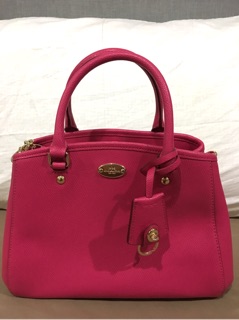 Coach F34835 ถังกลาง สีชมพู หายากมาก! Used like new