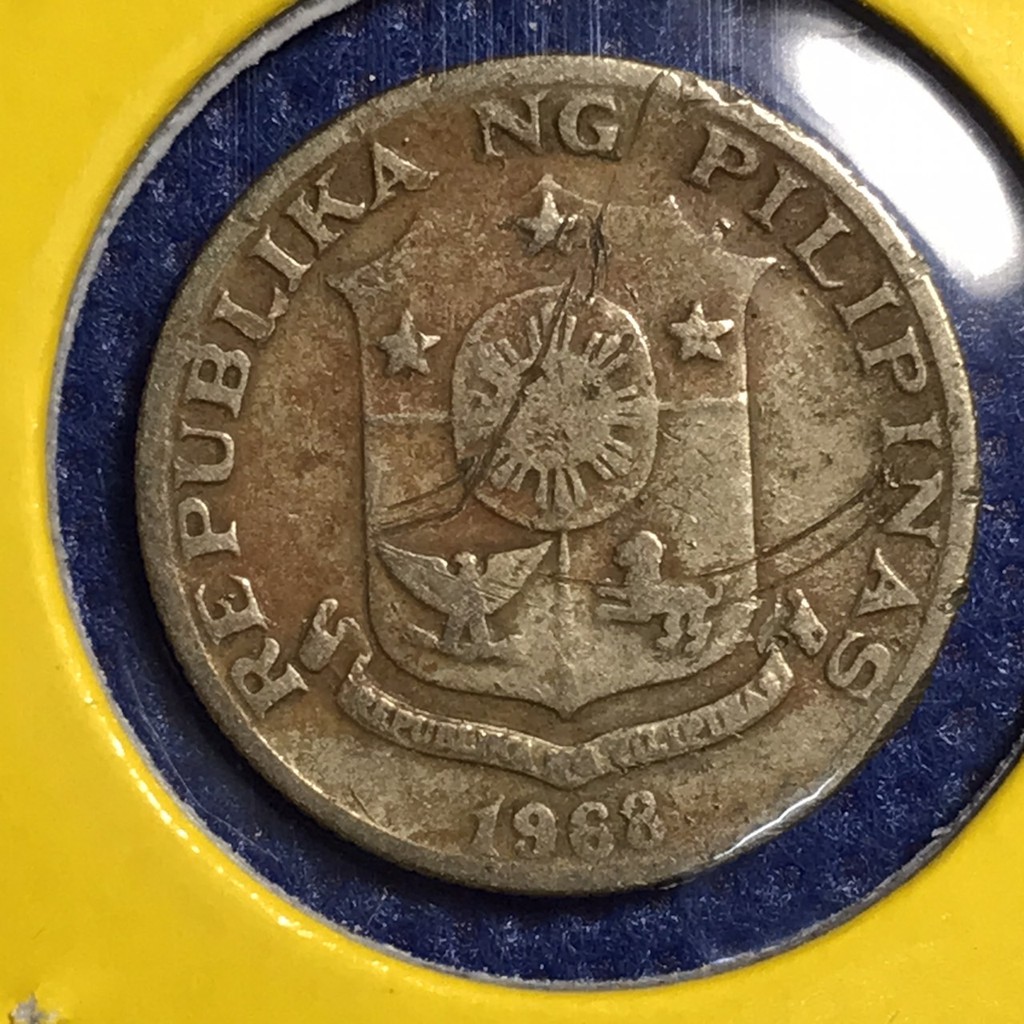 No.14069 ปี1968 ฟิลิปปินส์ 10 SENTIMOS เหรียญสะสม เหรียญต่างประเทศ เหรียญเก่า หายาก ราคาถูก