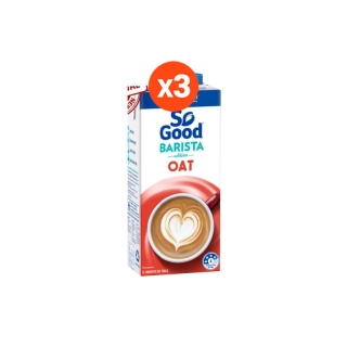 So Good นมโอ๊ต สูตรบาริสต้า อิดิชั่น Oat Milk Barista Edition 1 ลิตร (3 กล่อง) [BBF:08Jun23]